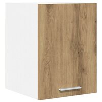 Hangkast Ambachtelijke Eik en Wit 30 x 31 x 40 cm Bewerkt hout 2