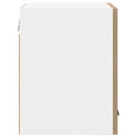 Hangkast Ambachtelijke Eik en Wit 30 x 31 x 40 cm Bewerkt hout 7