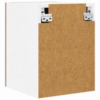 Hangkast Ambachtelijke Eik en Wit 30 x 31 x 40 cm Bewerkt hout 8