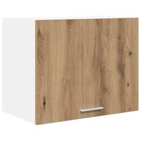Hangkast Ambachtelijke Eik en Wit 50 x 31 x 40 cm Bewerkt hout 2