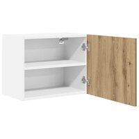 Hangkast Ambachtelijke Eik en Wit 50 x 31 x 40 cm Bewerkt hout 5