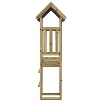 Speeltoren Bruin Massief ge&iuml;mpregneerd hout 2