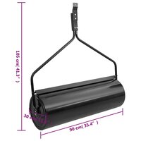 Gazonroller duwmodel 63 L ijzer zwart 6