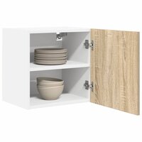 Hangkast Sonoma Eik en Wit 40 x 31 x 40 cm Bewerkt hout 3
