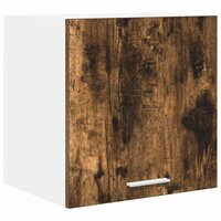 Hangkast Gerookte Eik en Wit 40 x 31 x 40 cm Bewerkt hout 2