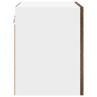 Hangkast Gerookte Eik en Wit 40 x 31 x 40 cm Bewerkt hout 7
