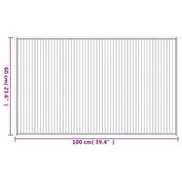 Vloerkleed rechthoekig 60x100 cm bamboe bruin 8