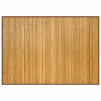 Vloerkleed rechthoekig 70x100 cm bamboe naturel 2
