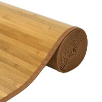 Vloerkleed rechthoekig 70x100 cm bamboe naturel 4