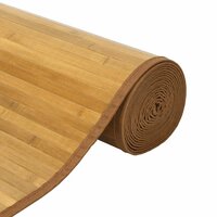 Vloerkleed rechthoekig 80x200 cm bamboe naturel 4