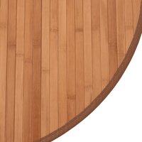 Vloerkleed rond 60 cm bamboe naturel 6