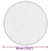 Vloerkleed rond 60 cm bamboe naturel 8