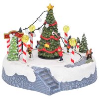 Kerstdorp Decoratie 22 x 21,5 x 17 cm Kunststof Meerkleurig 2