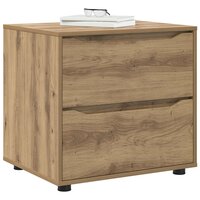 Opbergkast 60 x 48 x 57 cm Bewerkt hout Artisan Eiken 3