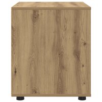 Opbergkast 60 x 48 x 57 cm Bewerkt hout Artisan Eiken 7