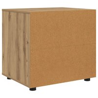 Opbergkast 60 x 48 x 57 cm Bewerkt hout Artisan Eiken 8