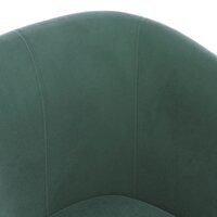 Kuipstoel fluweel donkergroen 6