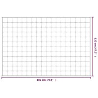 Verzwaringsdeken 120x180 cm 5 kg stof lichtcr&egrave;mekleurig 7