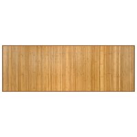 Vloerkleed rechthoekig 70x200 cm bamboe naturel 2