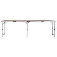 Campingtafel inklapbaar 240x60 cm aluminium 2