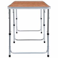 Campingtafel inklapbaar 240x60 cm aluminium 3