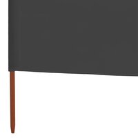 Windscherm 6-panelen 800x160 cm stof antraciet 5
