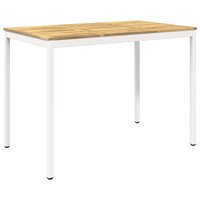 Tuin Bartafel Wit 147 x 88,5 x 105 cm Massief Acaciahout 2
