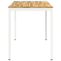 Tuin Bartafel Wit 147 x 88,5 x 105 cm Massief Acaciahout 4