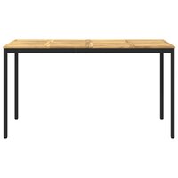 Tuin Bartafel Wit en zwart 196 x 80,5 x 105 cm 3