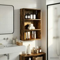 Badkamerwandkast Gerookte Eik 40 x 16 x 62,5 cm 5