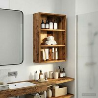 Badkamerwandkast Oudhout 40 x 16 x 62,5 cm Geconstrueerd hout 5