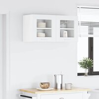 Hangkast Wit 40 x 31 x 40 cm Bewerkt hout 4