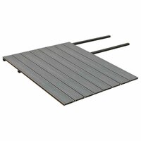 Terrasplanken met accessoires 20 m&sup2; 4 m HKC bruin en grijs 5
