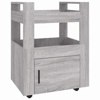 Keukentrolley 60x45x80cm bewerkt hout grijs sonoma eikenkleurig 2