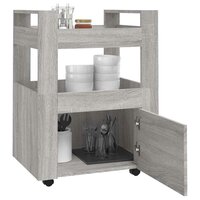 Keukentrolley 60x45x80cm bewerkt hout grijs sonoma eikenkleurig 4