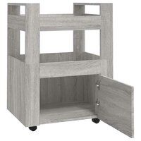 Keukentrolley 60x45x80cm bewerkt hout grijs sonoma eikenkleurig 5