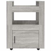 Keukentrolley 60x45x80cm bewerkt hout grijs sonoma eikenkleurig 6