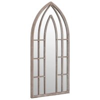 Spiegel 100x45 cm ijzer zandkleurig 3