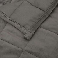 Verzwaringsdeken 120x180 cm 5 kg stof grijs 5