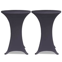 Tafelhoes stretch 2 stuks 70 cm antraciet 2
