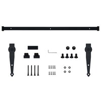 Ophangset voor minischuifdeur 152 cm koolstofstaal 5