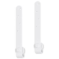 Ophangset voor minischuifdeur 183 cm koolstofstaal wit 5