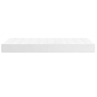 Pocketveringmatras medium 90x190x20 cm kunstleer wit 4