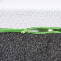 Matras Medium zacht 80 x 160 cm Wit en Grijs 8