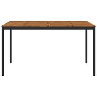 Tuin Bartafel Naturel en Zwart 196 x 100,5 x 105 cm 3