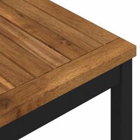 Tuin Bartafel Naturel en Zwart 196 x 100,5 x 105 cm 6