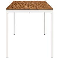 Tuin Bartafel Natuurlijk en Wit 196 x 100,5 x 105 cm 4