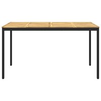 Tuin Bartafel Wit en zwart 196 x 100,5 x 105 cm 3