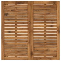 Tuin Bartafel Naturel 80 x 80,5 x 105 cm Massief Acaciahout 4