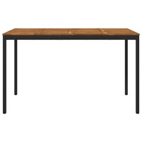 Tuin Bartafel NAARDEN Naturel en Zwart 180 x 88,5 x 105 cm 3